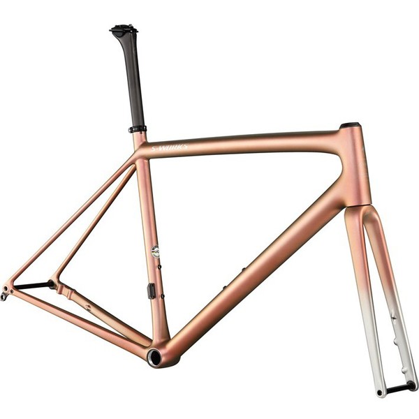 FRAMESET SW AETHOS 52 FLKSIL/CMLNREDGLD/BRSHCP