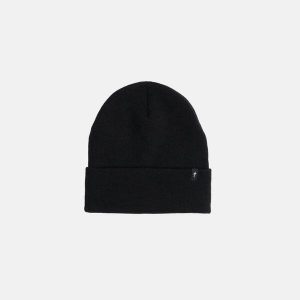 GORRO S-LOGO RIB KNIT BEANIE BLK