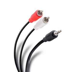 Cable 1 Plug 3.5ST a 2 Plug RCA 1.8 Mts