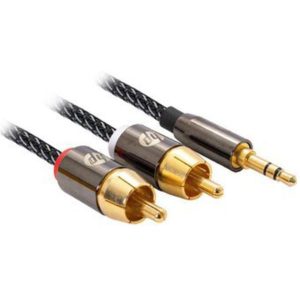 Cable Auxiliar Pro 3.5mm a RCA 1.5 Mts