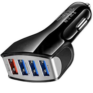 Cargador de Auto rápido 4.8 mah 4 puertos USB