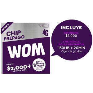 CHIP PREPAGO 4G